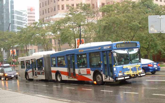 Coast Mountain Bus New Flyer D60LF articulated bus B8014